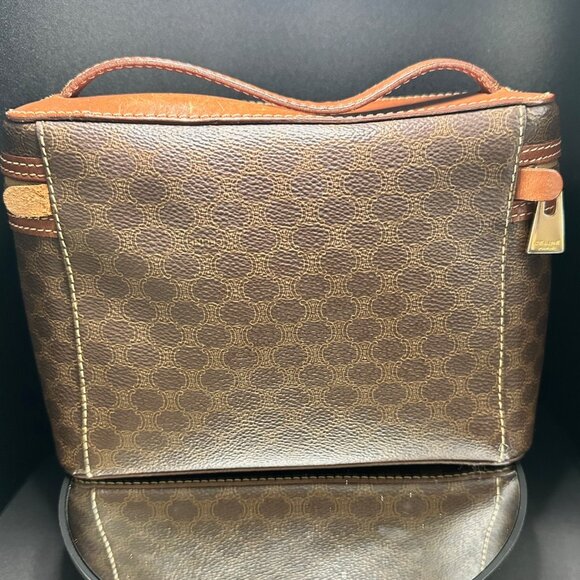 Celine Macadam Triomphe Zip Top Handle Vanity Bag - EUC - Picture 4 of 10